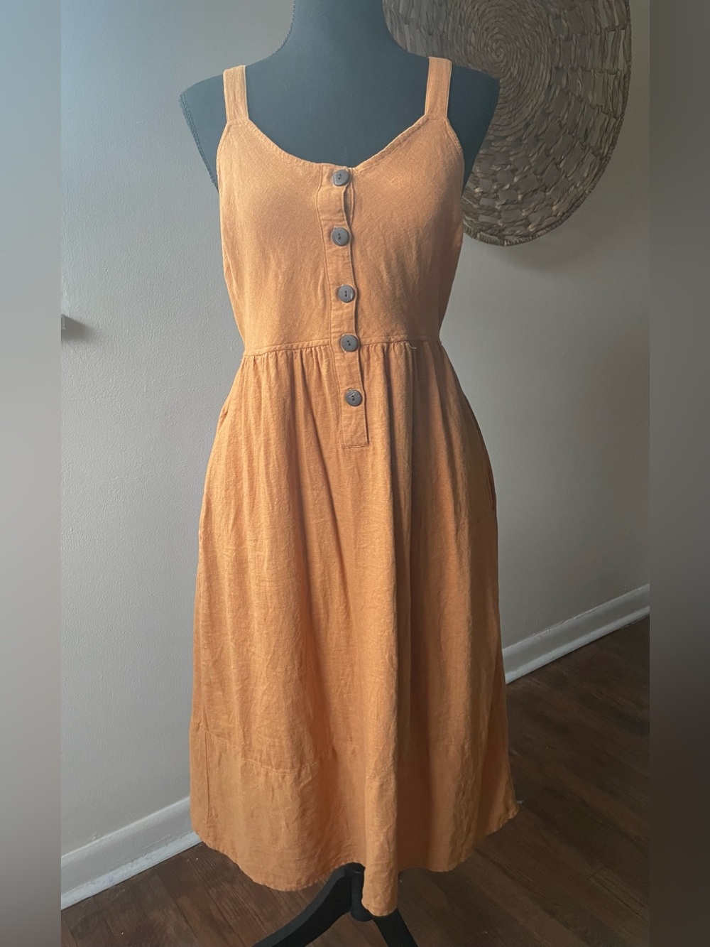 Universal Thread Mustard Dress - Picture 6 of 10